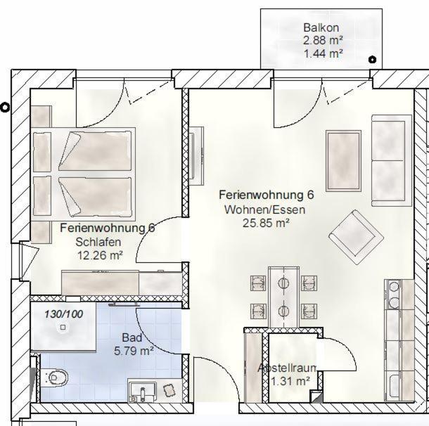 Sporthotel Neuruppin - Apartmenthaus Mit Ferienwohnungen エクステリア 写真